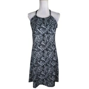 Peace&Pearls~Woman Size M~Black/White Athleisure Dress Casual Shelf Bra Stretch.